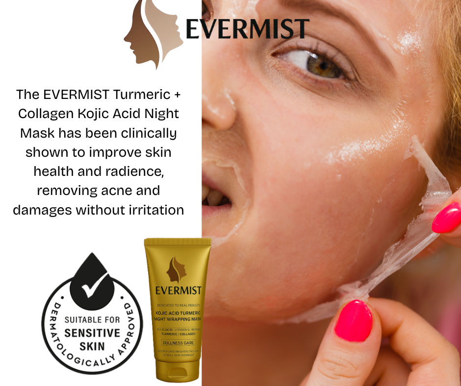 EVERMIST Turmeric + Collagen Kojic Acid Night Mask