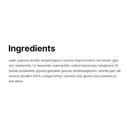 EVERMIST Turmeric + Collagen Kojic Acid Night Mask
