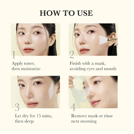 EVERMIST Turmeric + Collagen Kojic Acid Night Mask